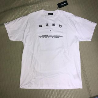 RAF SIMONS - RAF SIMONS 18SS TOUR ハングル ツアーTシャツ