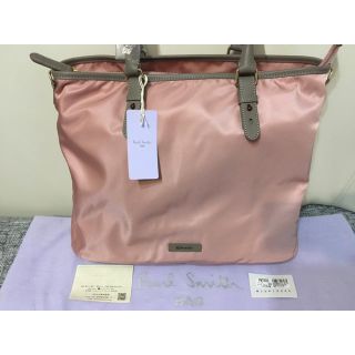 ポールスミス(Paul Smith)の【新品未使用】ポールスミス　2Way  トートバッグ　ナイロン　ピンク(トートバッグ)