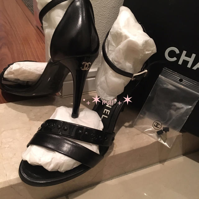 CHANEL(シャネル)の素敵なピンヒール♥超美品 ココマーク アンクルストラップ サンダル レディースの靴/シューズ(サンダル)の商品写真