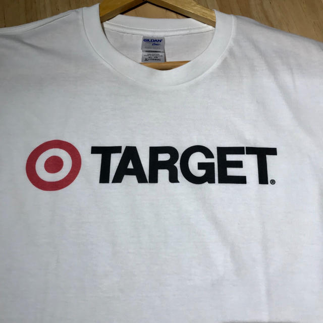 即購入OK Tシャツ 男女兼用 企業ロゴ TARGET ホワイト Mサイズ メンズのトップス(Tシャツ/カットソー(半袖/袖なし))の商品写真