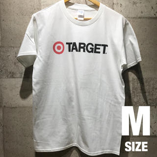 即購入OK Tシャツ 男女兼用 企業ロゴ TARGET ホワイト Mサイズ(Tシャツ/カットソー(半袖/袖なし))