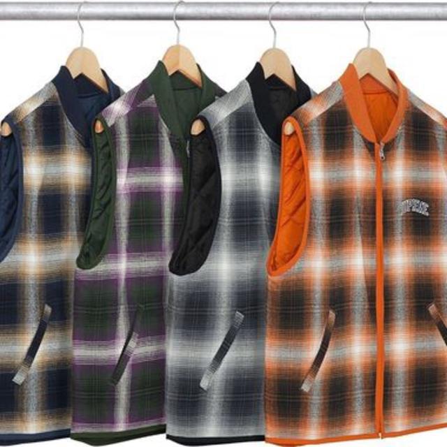 Supreme(シュプリーム)のSupreme Reversible Shadow Plaid Vest メンズのトップス(ベスト)の商品写真