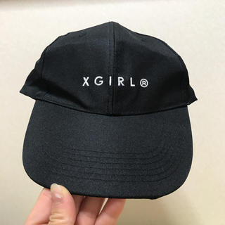 エックスガール(X-girl)のxgirl x-girl キャップ 帽子 黒 ストリート(キャップ)