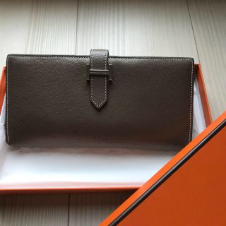 エルメス(Hermes)の最終値下げ☆HERMES ベアンスフレ シェーブルエトゥープ used 本物(財布)