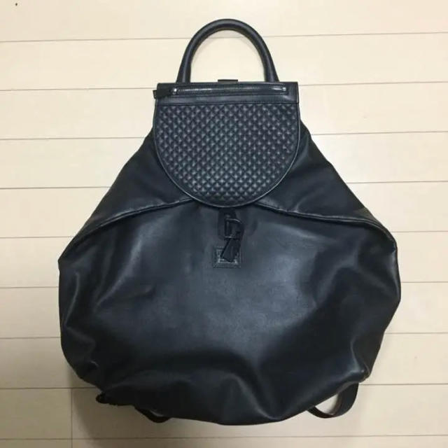 Furla(フルラ)の◆新品◆FURLA フルラ レザー3WAY バックパック トート 黒 イタリア製 メンズのバッグ(バッグパック/リュック)の商品写真