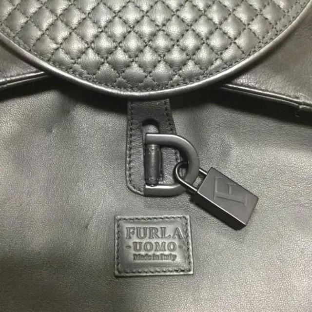 Furla(フルラ)の◆新品◆FURLA フルラ レザー3WAY バックパック トート 黒 イタリア製 メンズのバッグ(バッグパック/リュック)の商品写真