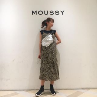 moussy レオパ柄 ワンピース