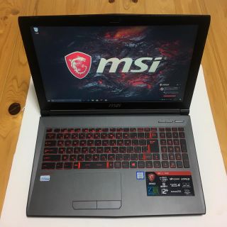 【新同】MSIゲーミングノート i7-7700HQ/1050Ti/16GB(ノートPC)