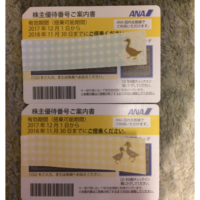 ANA(全日本空輸)(エーエヌエー(ゼンニッポンクウユ))のANA株主優待券 チケットの優待券/割引券(その他)の商品写真