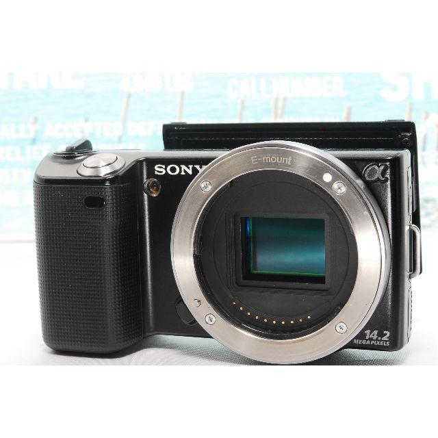 SONY - カメラ女子に★軽量★自撮り★ソニー NEX-５R ブラック★