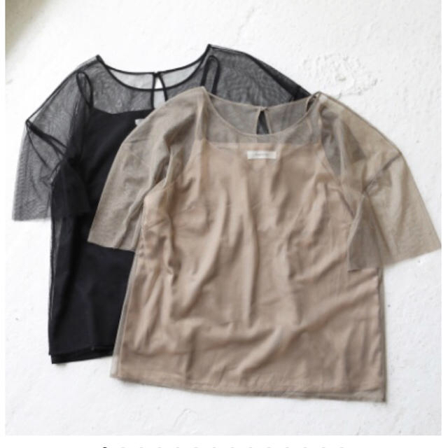 Layered Tulle Tee  レイヤード チュール ティー