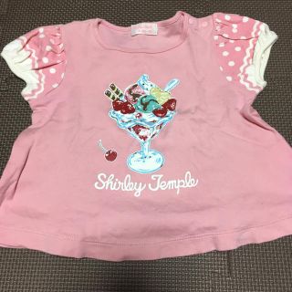 シャーリーテンプル(Shirley Temple)のシャーリーテンプル☆パフェ柄Tシャツ(Tシャツ/カットソー)