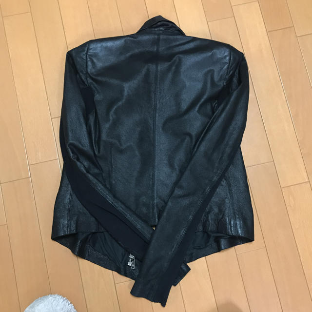 Rick Owens(リックオウエンス)のRick Owens レザーライダース メンズのジャケット/アウター(レザージャケット)の商品写真