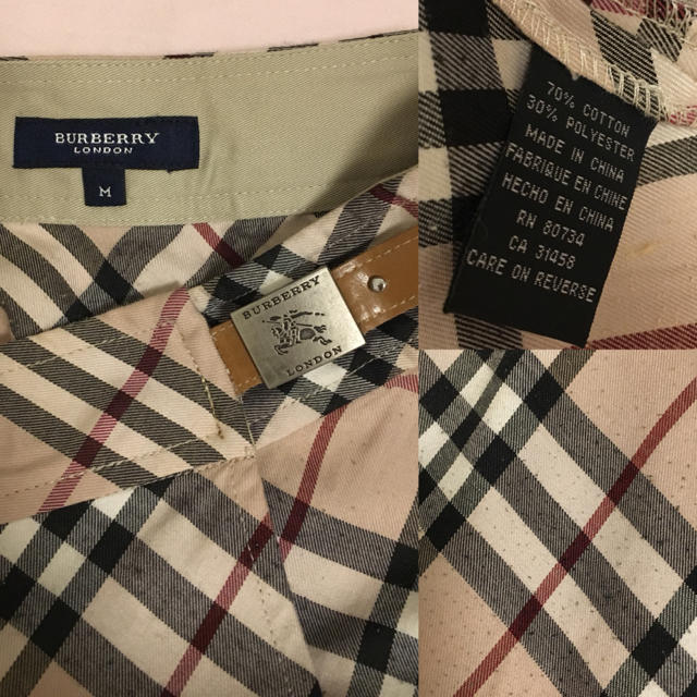 BURBERRY(バーバリー)のリブカットソー＆巻きスカートのセット♡汚れあります❢ レディースのレディース その他(セット/コーデ)の商品写真