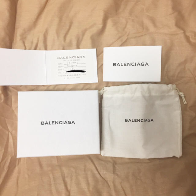 Balenciaga(バレンシアガ)のバレンシアガ ペーパーミニウォレット グレー レディースのファッション小物(財布)の商品写真