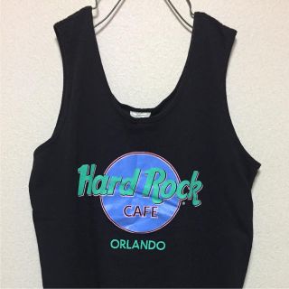 USA製 90s Hard Rock CAFE ORLAND ロゴ Tシャツ(Tシャツ/カットソー(半袖/袖なし))