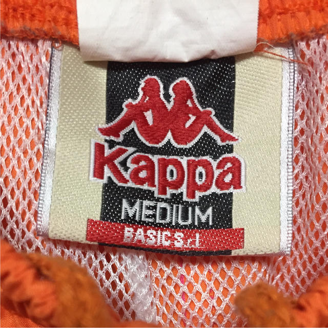 Kappa(カッパ)の希少 90s Kappa カッパ サイドライン ビック パンツ サイズM 奇抜色 メンズのパンツ(ショートパンツ)の商品写真