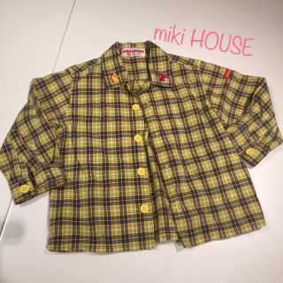 ミキハウス(mikihouse)のミキハウス チェックシャツ 80(シャツ/カットソー)