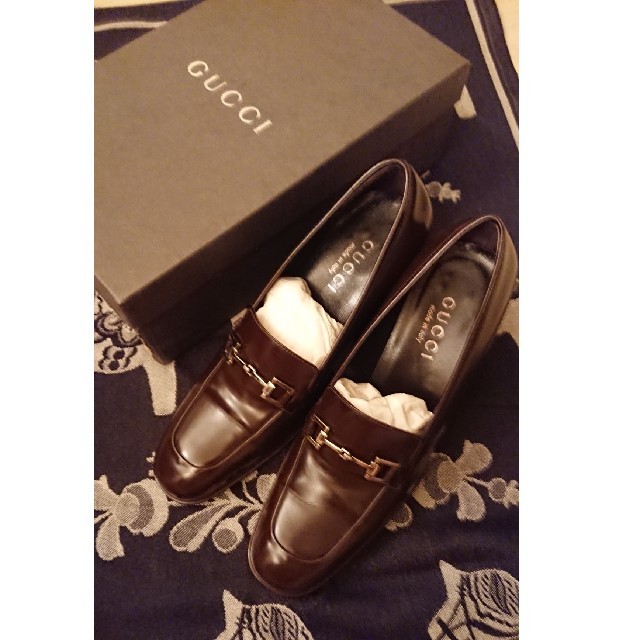 GUCCI ローファー ヒール6.2㎝ グッチ靴36 【超目玉枠】 www.toyotec.com