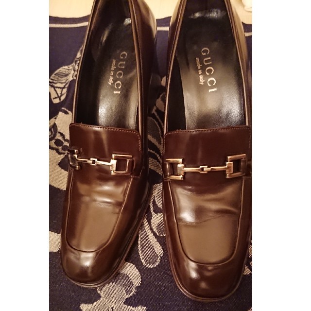 GUCCI ローファー ヒール6.2㎝ グッチ靴36 | gwspirits.co