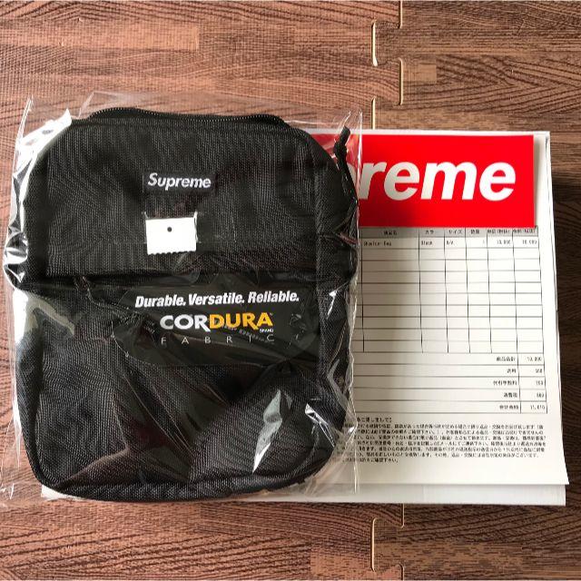 かわいい～！」 国内正規品 18SS Supreme Shoulder Bag Black