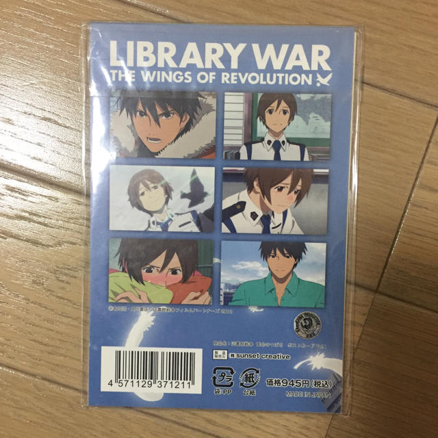 V6(ブイシックス)の図書館戦争 ポストカード ドレスステッカーセット エンタメ/ホビーのアニメグッズ(カード)の商品写真