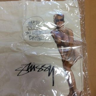 ステューシー(STUSSY)の大容量！stussyプリントバッグ(トートバッグ)