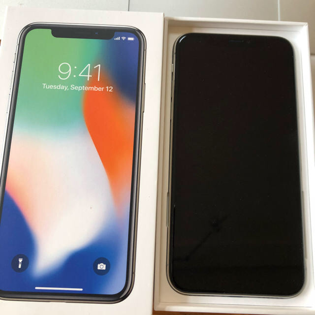 iPhone X シルバー256GB SIMフリー iPhoneX 値下げ!!!