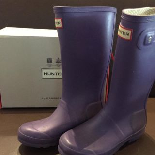 HUNTER(長靴/レインシューズ ・ パープル/紫色系)のフリマ HUNTER(長靴/レインシューズ ・ パープル/紫色系)のフリマ