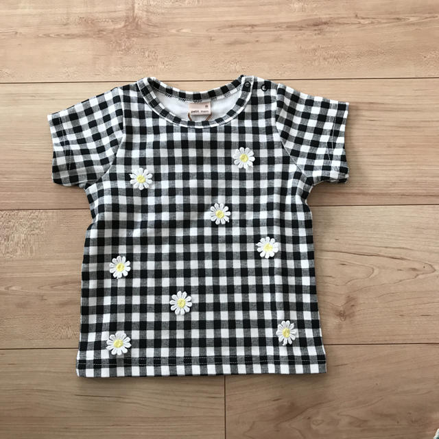 petit main(プティマイン)のプティ マイン Tシャツ♡新品 キッズ/ベビー/マタニティのベビー服(~85cm)(Ｔシャツ)の商品写真