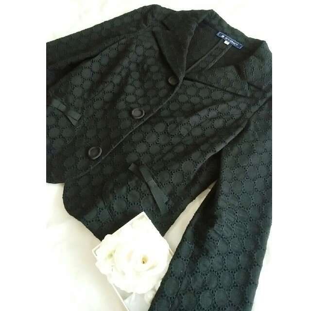 M'S GRACY(エムズグレイシー)の♡未使用♡ポケットにグログランリボンが可愛いジャケット レディースのジャケット/アウター(テーラードジャケット)の商品写真