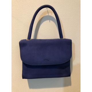 ロンシャン(LONGCHAMP)の美品　LONGCHAMP　ロンシャン　ハンドバッグ　ロイヤルブルー(ハンドバッグ)