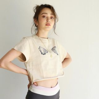 シールームリン(SeaRoomlynn)の専用searoomlynn  シェルプリントＴシャツ サンド 新品★完売(Tシャツ(半袖/袖なし))