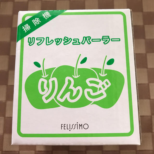 FELISSIMO(フェリシモ)の卓上 ミニ 掃除機 りんご フェリシモ スマホ/家電/カメラの生活家電(掃除機)の商品写真