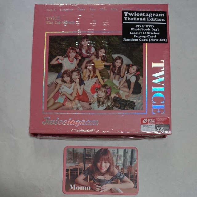 TWICE Twicetagram タイ盤 CD＋ モモ トレカ | フリマアプリ ラクマ