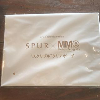 エムエムシックス(MM6)のSPUR付録 MM6 クリアポーチ(ポーチ)