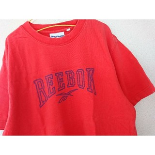 リーボック(Reebok)のused リーボック ロゴTシャツ 赤 レッド(Tシャツ/カットソー(半袖/袖なし))