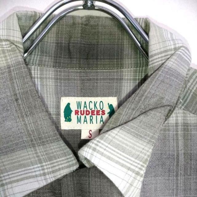 WACKO MARIA(ワコマリア)のワコマリア チェック レーヨン半袖シャツ S メンズのトップス(シャツ)の商品写真