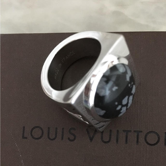 Louis Vuitton 正規品 ヴィトン 指輪 シュバリエール M スノーフローリング 黒曜石の通販 By ハーベスト ルイヴィトンならラクマ
