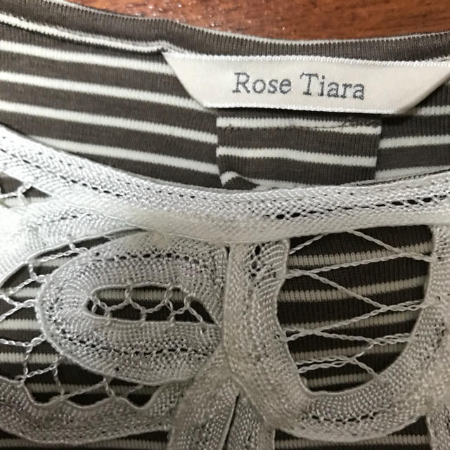 Rose Tiara(ローズティアラ)のカットソー   15号 レディースのトップス(カットソー(半袖/袖なし))の商品写真