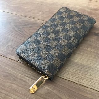 ルイヴィトン(LOUIS VUITTON)の【中古美品！】ルイヴィトン ダミエ ジッピーウォレット(財布)