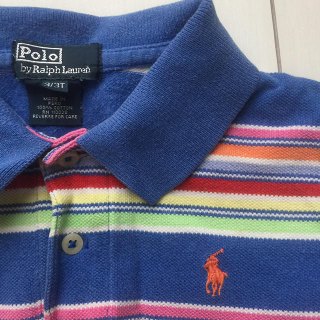 POLO RALPH LAUREN(ポロラルフローレン)のPOLO ralph lauren ラルフローレン ベビー キッズ  ポロシャツ キッズ/ベビー/マタニティのキッズ服男の子用(90cm~)(Tシャツ/カットソー)の商品写真