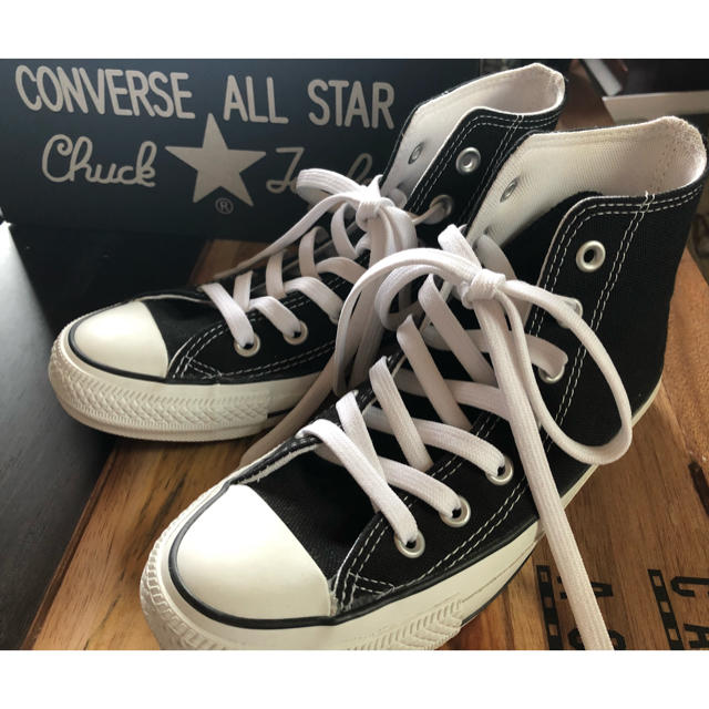 CONVERSE(コンバース)のCONVERSE 黒&白 レディースの靴/シューズ(スニーカー)の商品写真