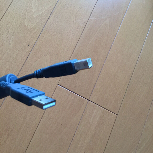 USB2.0ケーブル プリンターケーブル ２m Aオス-Bオス  スマホ/家電/カメラのPC/タブレット(その他)の商品写真