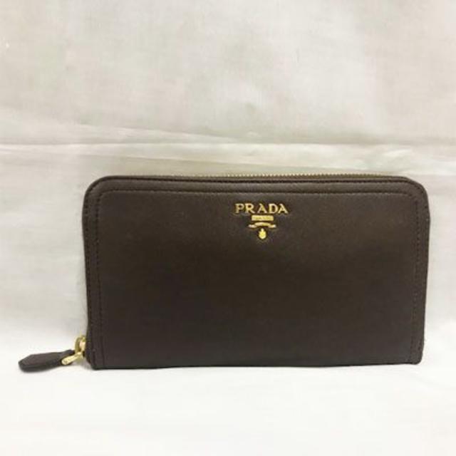 PRADA(プラダ)のPRADA 1M0506 EXF F0G2D ラウンドファスナー長財布 レディースのファッション小物(財布)の商品写真