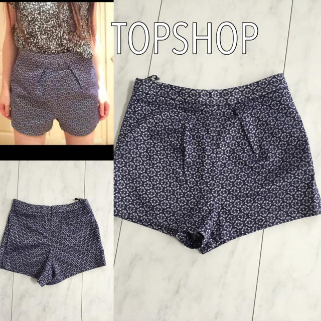 TOPSHOP(トップショップ)のTOPSHOP エンブロイダリー柄ショートパンツ レディースのパンツ(ショートパンツ)の商品写真