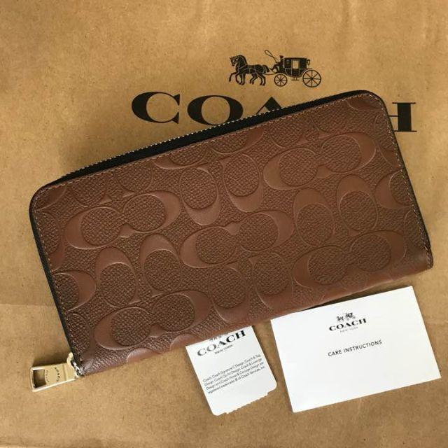 COACH(コーチ)のCOACH★正規品★ブラウン　長財布　コーチ メンズのファッション小物(長財布)の商品写真