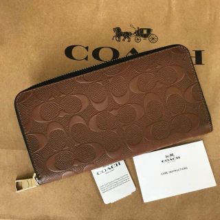 コーチ(COACH)のCOACH★正規品★ブラウン　長財布　コーチ(長財布)