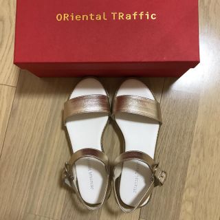 オリエンタルトラフィック(ORiental TRaffic)のオリエンタルトラフィック ゴールドサンダル(サンダル)