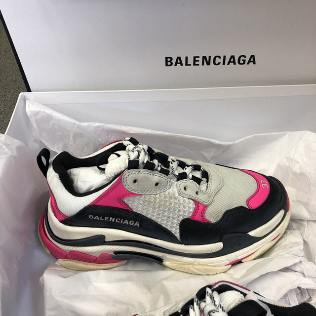 GINGER掲載商品】 Balenciaga - TRAINER S TRIPLE サイズ37 BALENCIAGA